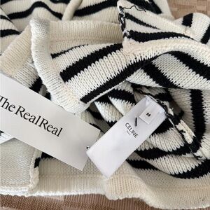 Striped sweater Knit jacket size medium